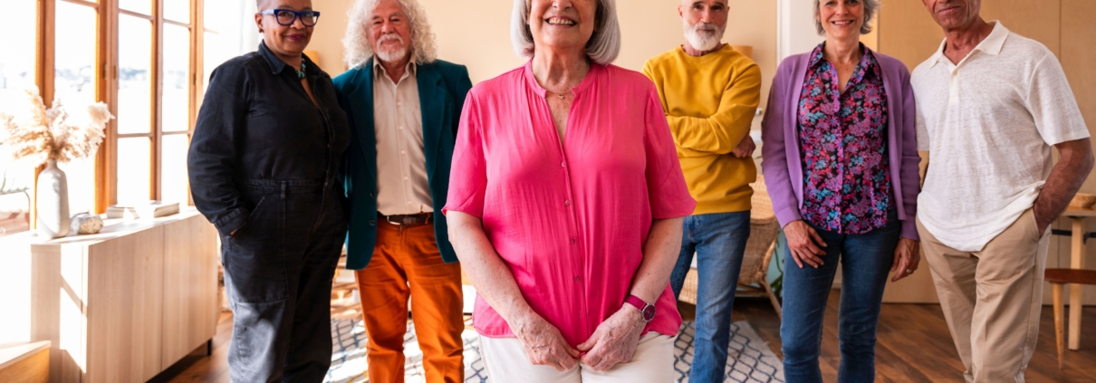 Groep senioren